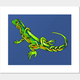 Lizard Posters and Art